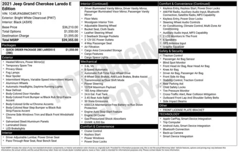 Photos of 2021 Jeep Grand Cherokee Laredo E for sale in Columbus, NE at Gregg Young Chevrolet GMC of Columbus