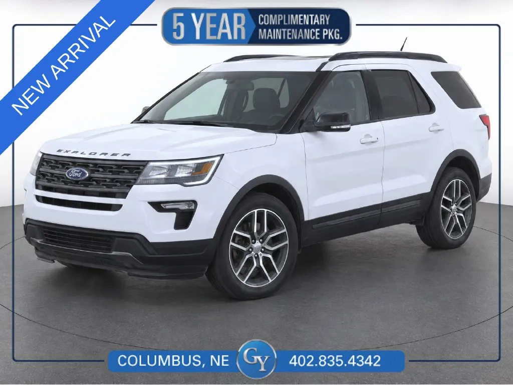 White 2018 Ford Explorer XLT for sale in Columbus, NE