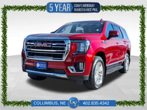 Red 2021 GMC Yukon SLT for sale in Columbus, NE