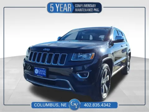 Black 2016 Jeep Grand Cherokee Limited for sale in Columbus, NE
