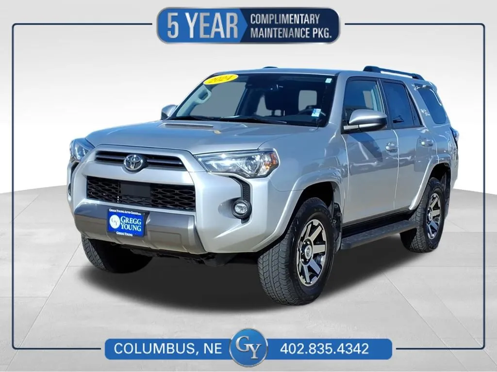 Silver 2024 Toyota 4Runner TRD Off-Road for sale in Columbus, NE