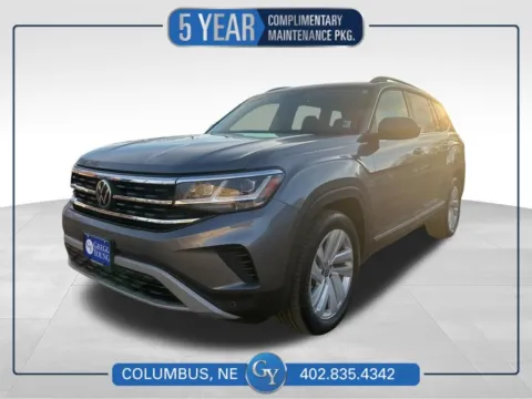 Black 2021 Volkswagen Atlas SEL for sale in Columbus, NE