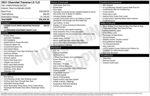 Photos of 2021 Chevrolet Traverse LS for sale in Columbus, NE at Gregg Young Chevrolet GMC of Columbus