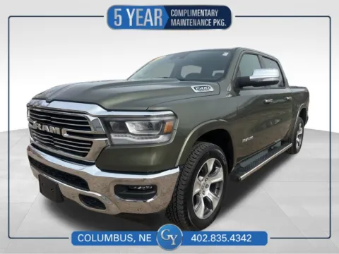 Green 2021 Ram 1500 Laramie for sale in Columbus, NE