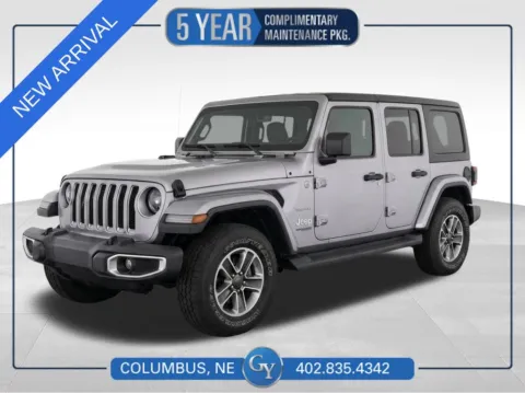 Silver 2019 Jeep Wrangler Unlimited Sahara for sale in Columbus, NE