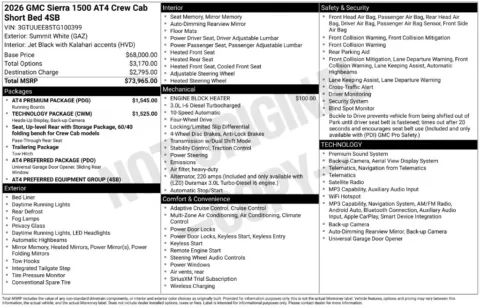 Photos of 2026 GMC Sierra 1500 AT4 for sale in Columbus, NE at Gregg Young Chevrolet GMC of Columbus