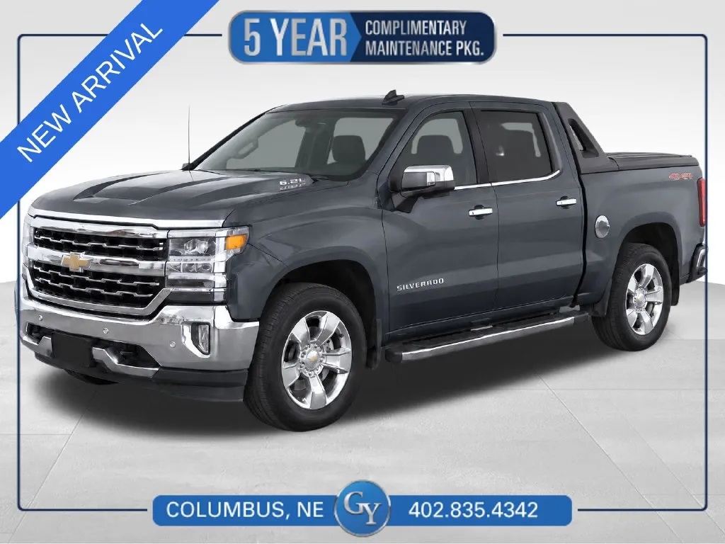 Gray 2017 Chevrolet Silverado 1500 LTZ for sale in Columbus, NE