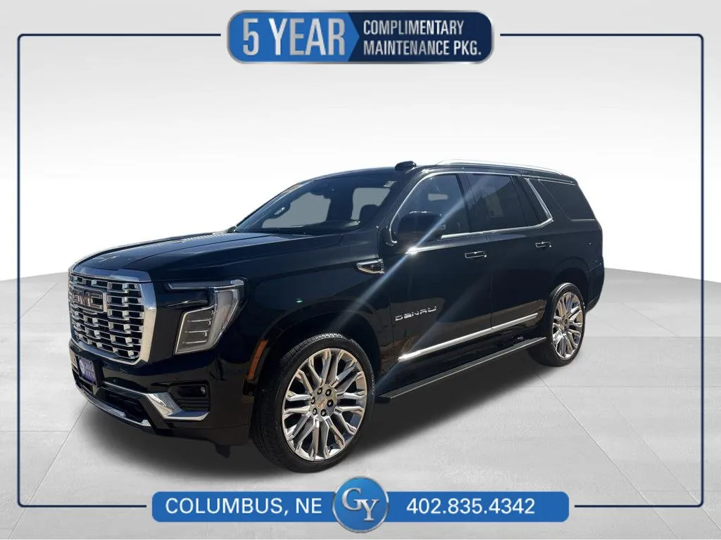 Black 2025 GMC Yukon Denali for sale in Columbus, NE
