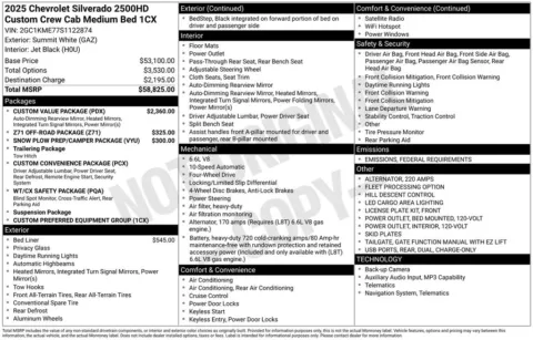 Photos of 2025 Chevrolet Silverado 2500HD Custom for sale in Norwalk, IA at Gregg Young Chevrolet of Norwalk