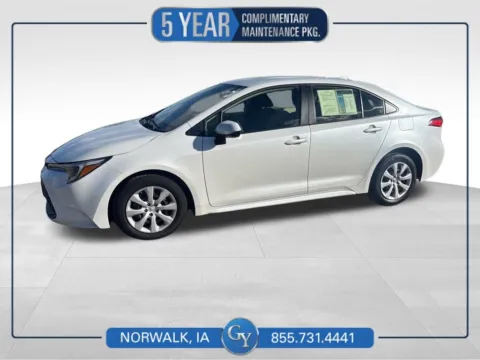 White 2024 Toyota Corolla Hybrid LE for sale in Norwalk, IA