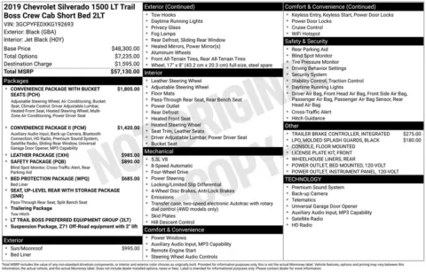 Photos of 2019 Chevrolet Silverado 1500 LT Trail Boss for sale in Norwalk, IA at Gregg Young Chevrolet of Norwalk