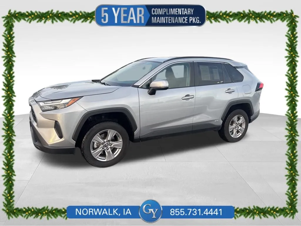 Silver 2024 Toyota RAV4 Hybrid XLE for sale in Norwalk, IA