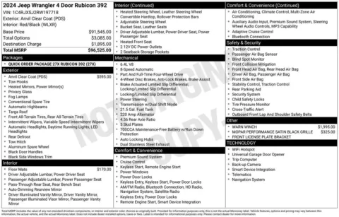 Photos of 2024 Jeep Wrangler Rubicon 392 for sale in Norwalk, IA at Gregg Young Chevrolet of Norwalk