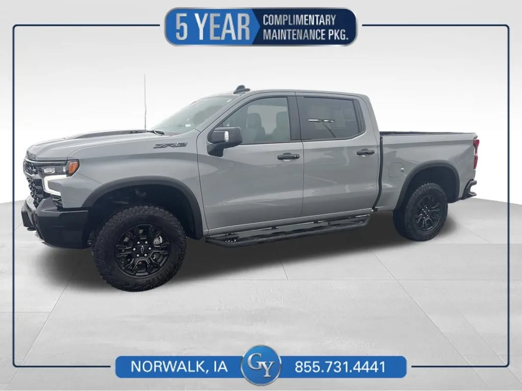 Gray 2025 Chevrolet Silverado 1500 ZR2 for sale in Norwalk, IA