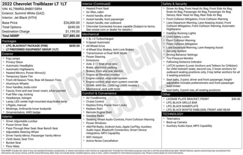 Photos of 2022 Chevrolet TrailBlazer LT for sale in Norwalk, IA at Gregg Young Chevrolet of Norwalk