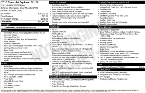 Photos of 2015 Chevrolet Equinox LS for sale in Norwalk, IA at Gregg Young Chevrolet of Norwalk