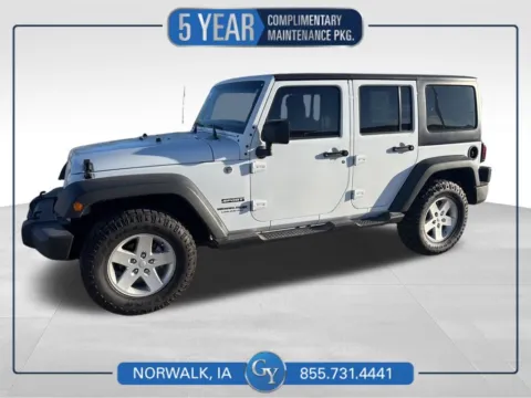 White 2018 Jeep Wrangler JK Unlimited Sport for sale in Norwalk, IA