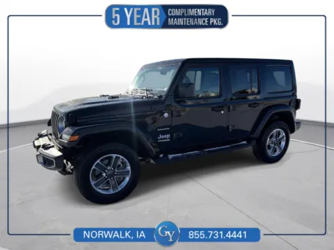 Black 2018 Jeep Wrangler Unlimited Sahara for sale in Norwalk, IA
