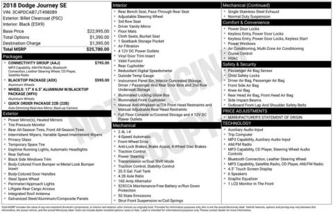 Photos of 2018 Dodge Journey SE for sale in Norwalk, IA at Gregg Young Chevrolet of Norwalk