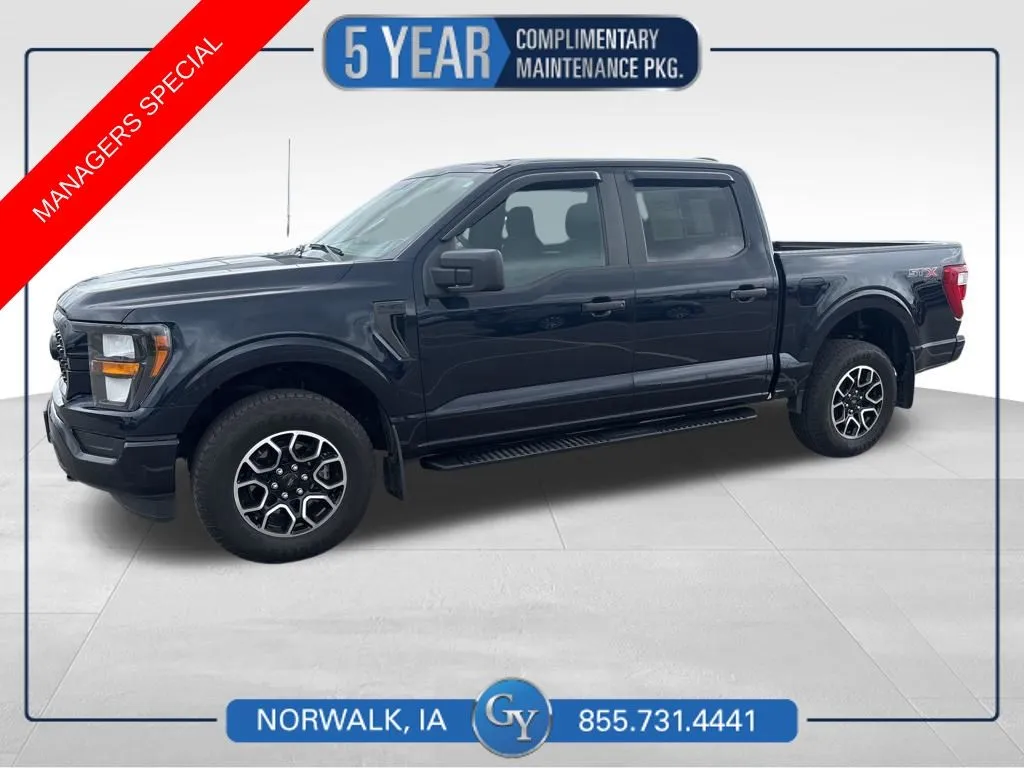 Blue 2023 Ford F-150 XL for sale in Norwalk, IA