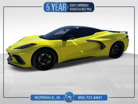Yellow 2022 Chevrolet Corvette Stingray for sale in Norwalk, IA