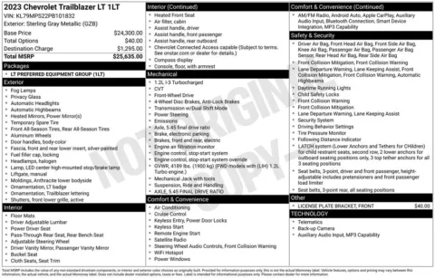 Photos of 2023 Chevrolet TrailBlazer LT for sale in Norwalk, IA at Gregg Young Chevrolet of Norwalk