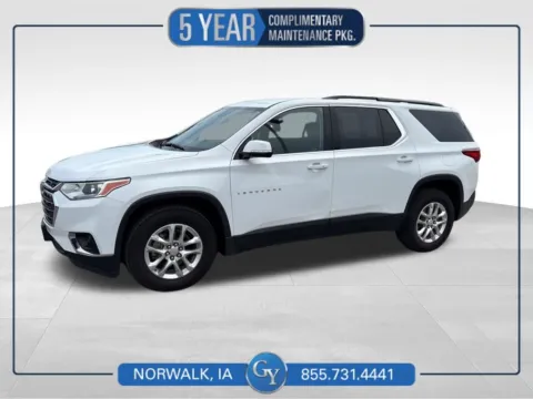 White 2019 Chevrolet Traverse LT for sale in Norwalk, IA