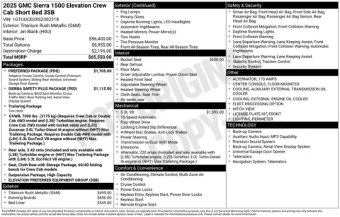 Photos of 2025 GMC Sierra 1500 Elevation for sale in Norwalk, IA at Gregg Young Chevrolet of Norwalk