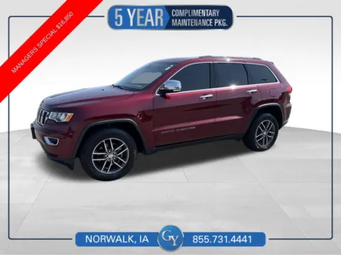Red 2018 Jeep Grand Cherokee Limited for sale in Norwalk, IA