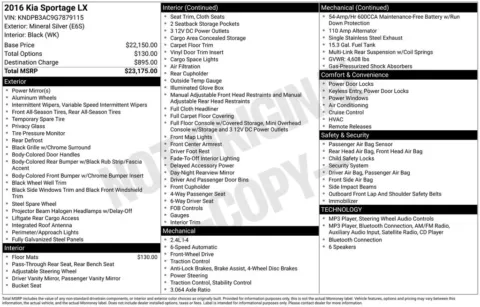 Photos of 2016 Kia Sportage LX for sale in Norwalk, IA at Gregg Young Chevrolet of Norwalk