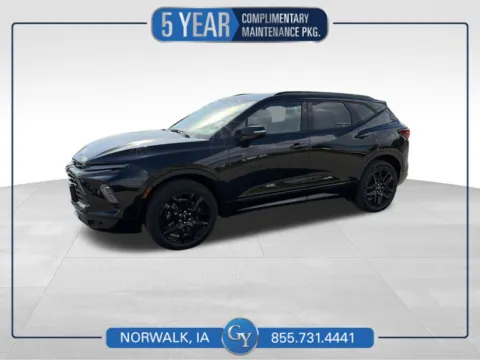 Black 2026 Chevrolet Blazer RS for sale in Norwalk, IA
