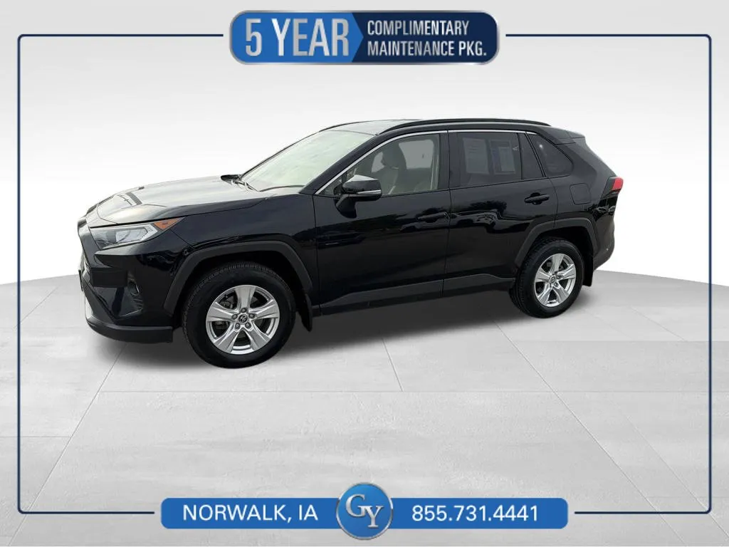 Black 2020 Toyota RAV4 XLE for sale in Norwalk, IA