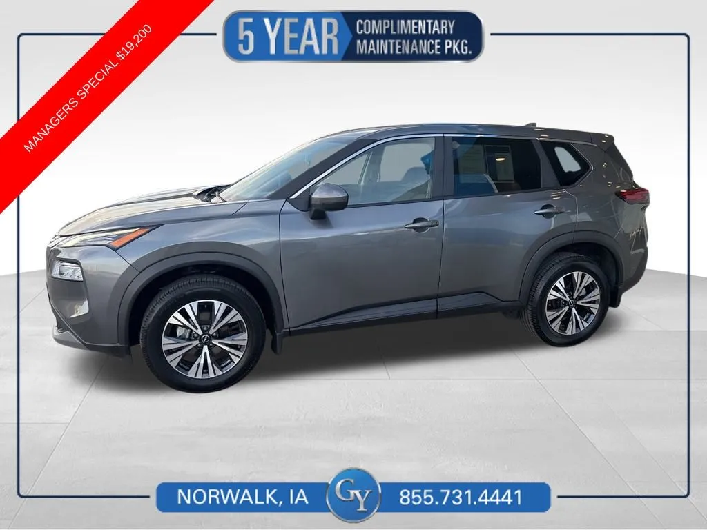 Gray 2022 Nissan Rogue SV for sale in Norwalk, IA