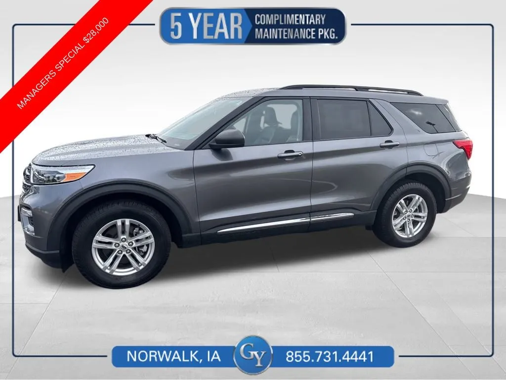 Gray 2022 Ford Explorer XLT for sale in Norwalk, IA