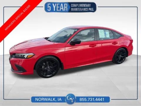 Black 2022 Honda Civic Sport for sale in Norwalk, IA