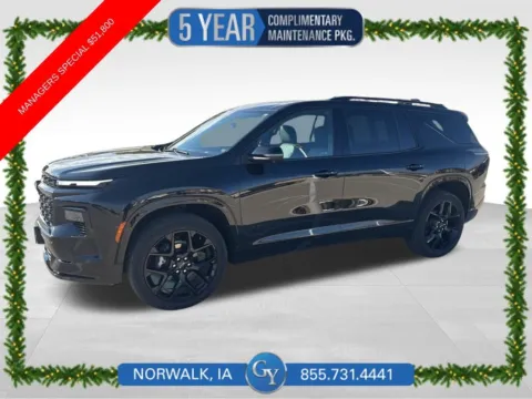 Black 2024 Chevrolet Traverse RS for sale in Norwalk, IA