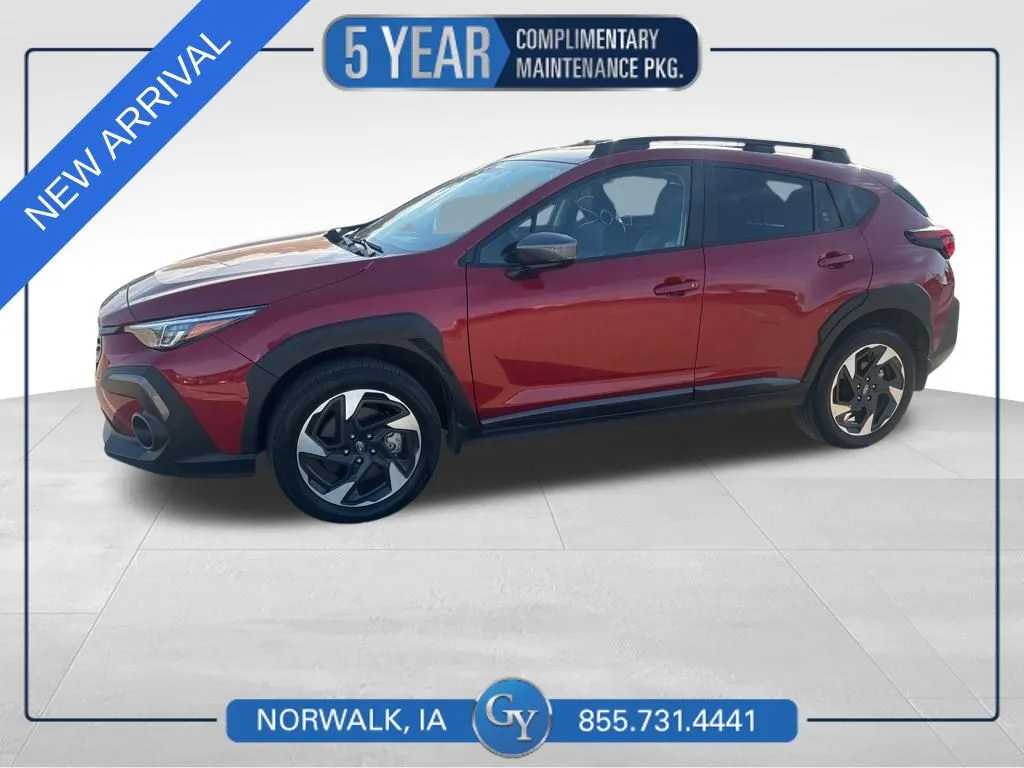 Red 2024 Subaru Crosstrek Limited for sale in Norwalk, IA