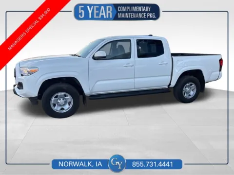 White 2023 Toyota Tacoma SR5 for sale in Norwalk, IA