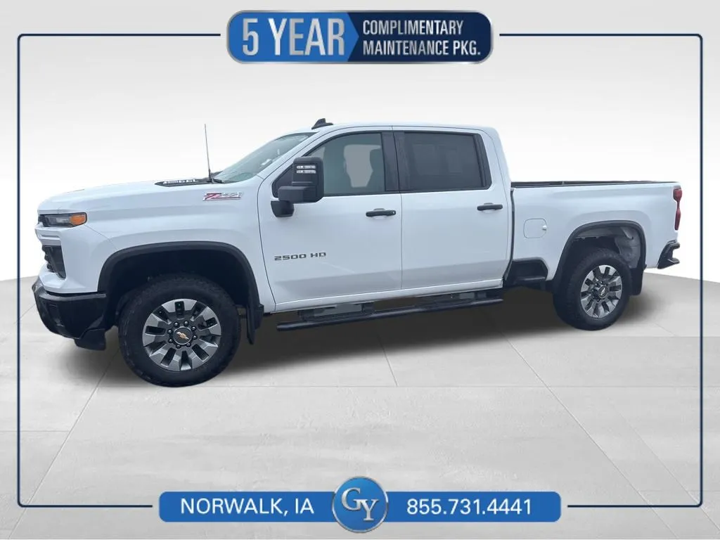 White 2025 Chevrolet Silverado 2500HD Custom for sale in Norwalk, IA