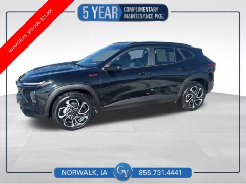 Black 2025 Chevrolet Trax 2RS for sale in Norwalk, IA