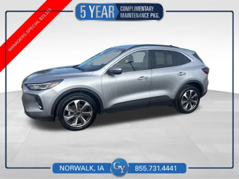Silver 2023 Ford Escape Platinum for sale in Norwalk, IA