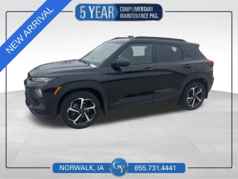 Black 2022 Chevrolet TrailBlazer RS for sale in Norwalk, IA