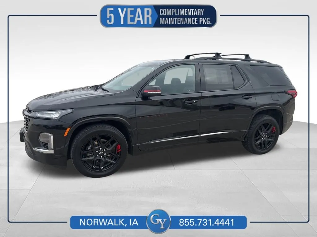 Black 2022 Chevrolet Traverse Premier for sale in Norwalk, IA