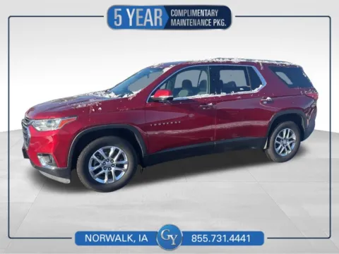 Red 2018 Chevrolet Traverse LT for sale in Norwalk, IA