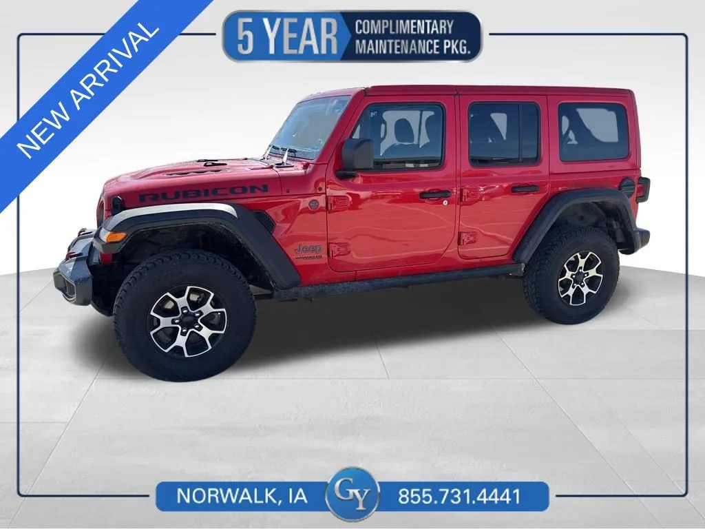Red 2022 Jeep Wrangler Unlimited Rubicon for sale in Norwalk, IA
