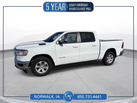 White 2024 Ram 1500 Laramie for sale in Norwalk, IA