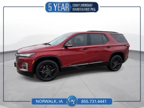 Red 2023 Chevrolet Traverse Premier for sale in Norwalk, IA