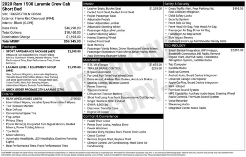 Photos of 2020 Ram 1500 Laramie for sale in Norwalk, IA at Gregg Young Chevrolet of Norwalk