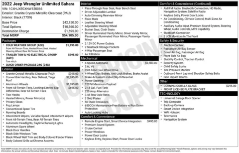 Photos of 2022 Jeep Wrangler Unlimited Sahara for sale in Norwalk, IA at Gregg Young Chevrolet of Norwalk