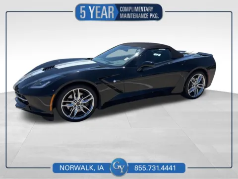 Black 2015 Chevrolet Corvette Stingray Z51 for sale in Norwalk, IA
